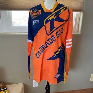 KTM Orange and Blue Motocross Jersey
